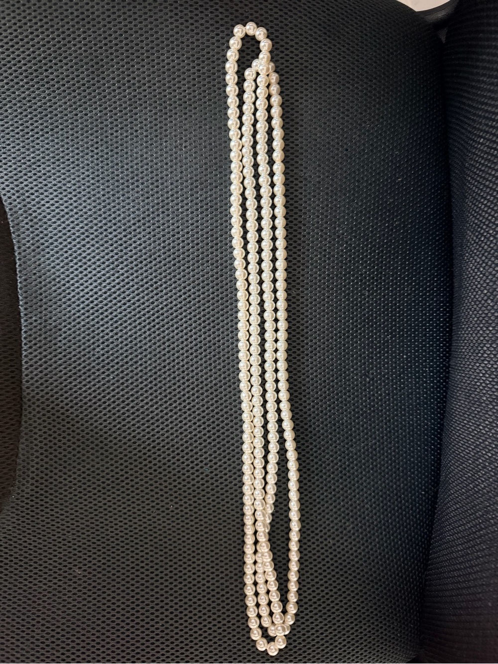 Classic Ivory Pearl Long Necklace